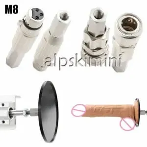 pornhint Pornhint Sex Machine Attachments Dildos Suction Cup Bendable Spring Connector M8 Screw