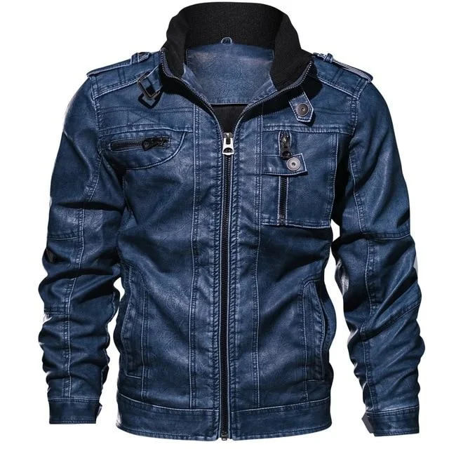 Mens Leather Jackets High Quality Classic Motorcycle Jacket