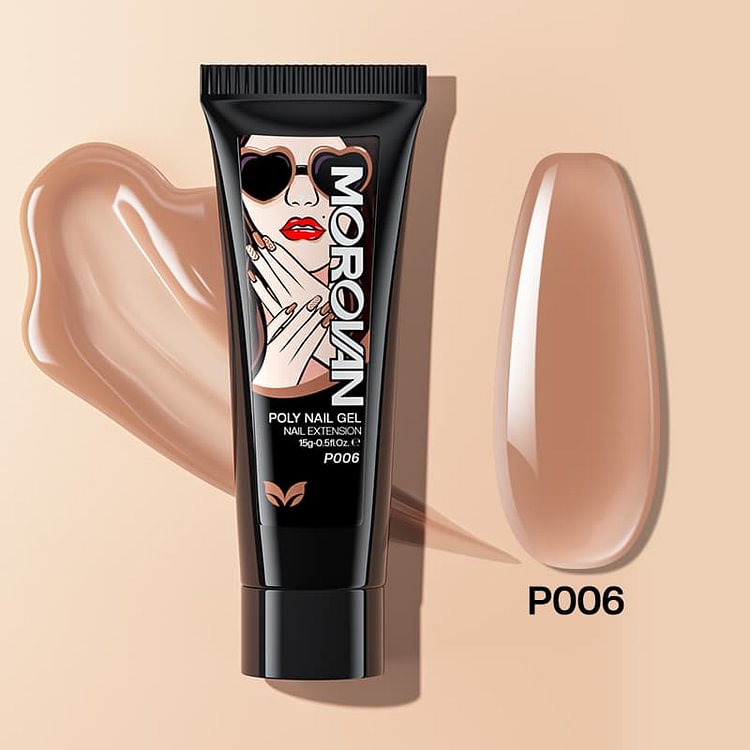 Pure Brown Poly Nail Gel