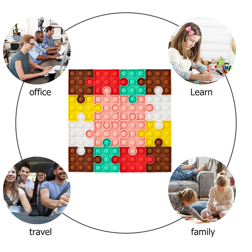 Multifunction Anti-Stress Square Puzzle Push Bubble Assembly Board Cup Mat, 501 Original
Multifunction Anti-Stress Square Puzzle Push Bubble Assembly Board Cup Mat, 501 Original