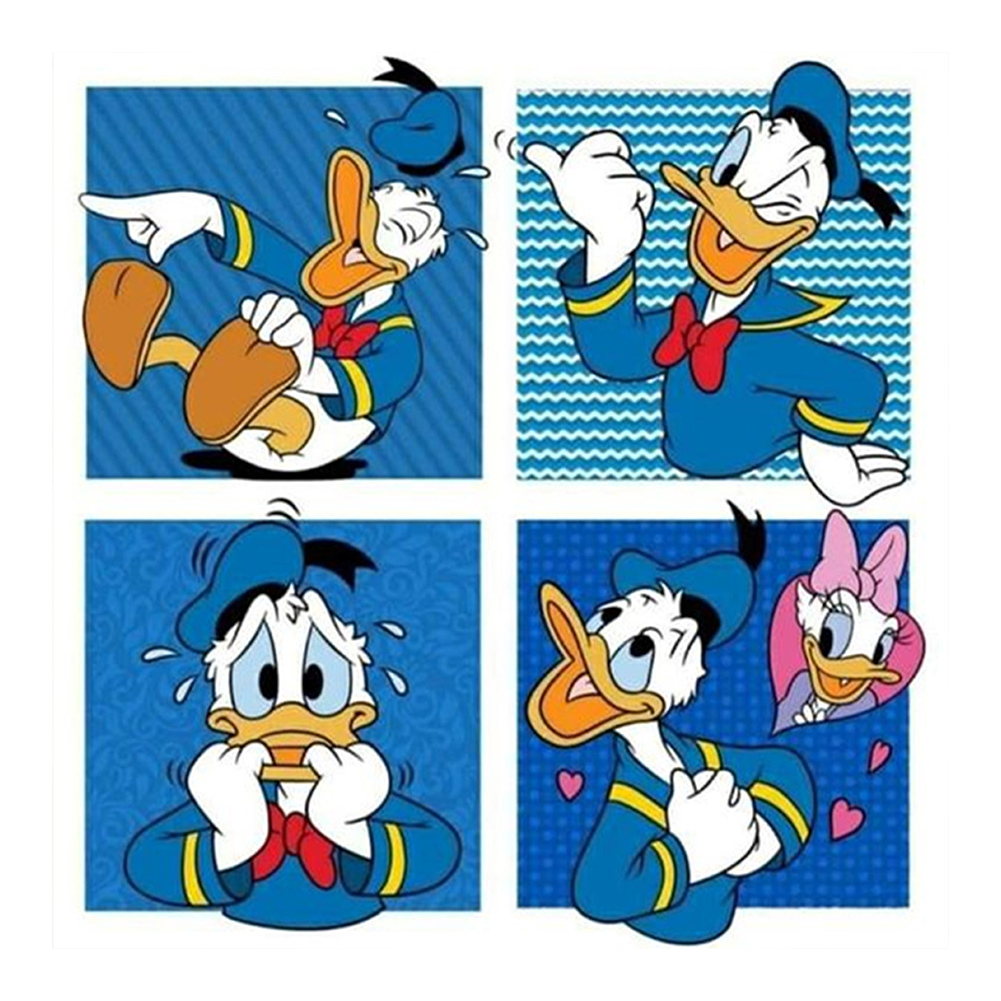 Disney Princess Diamond Painting Stitch Donald Duck Cartoon Mickey