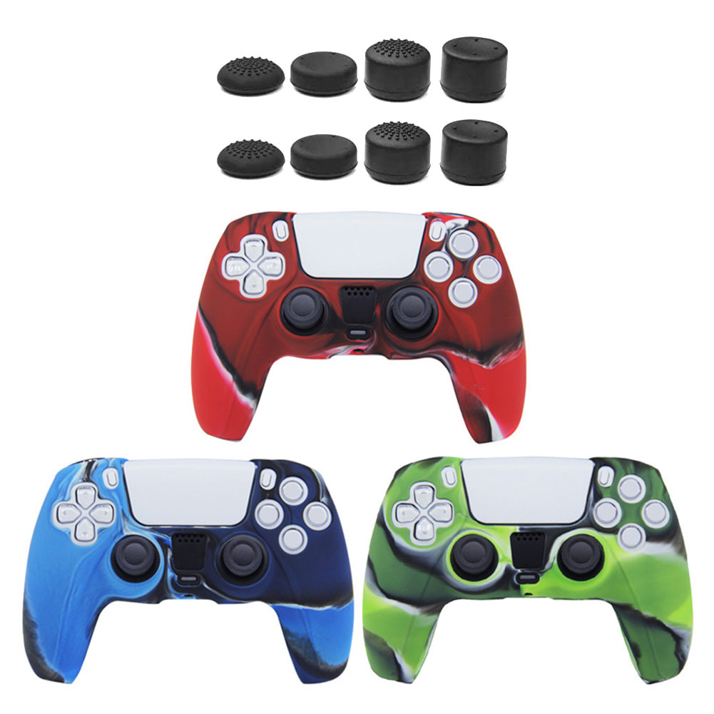 3pcs Silicone Case Skin Anti-slip Cover Thumb Grips for PS5 Controller Set, 501 Original
3pcs Silicone Case Skin Anti-slip Cover Thumb Grips for PS5 Controller Set, 501 Original