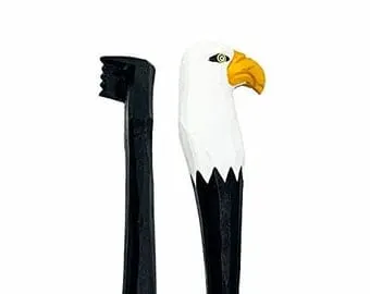 pornhint Pornhint Wooden Back Scratcher Hand Crafted Eagle for Men Women Animal Bird Gift Wooden Backscratcher