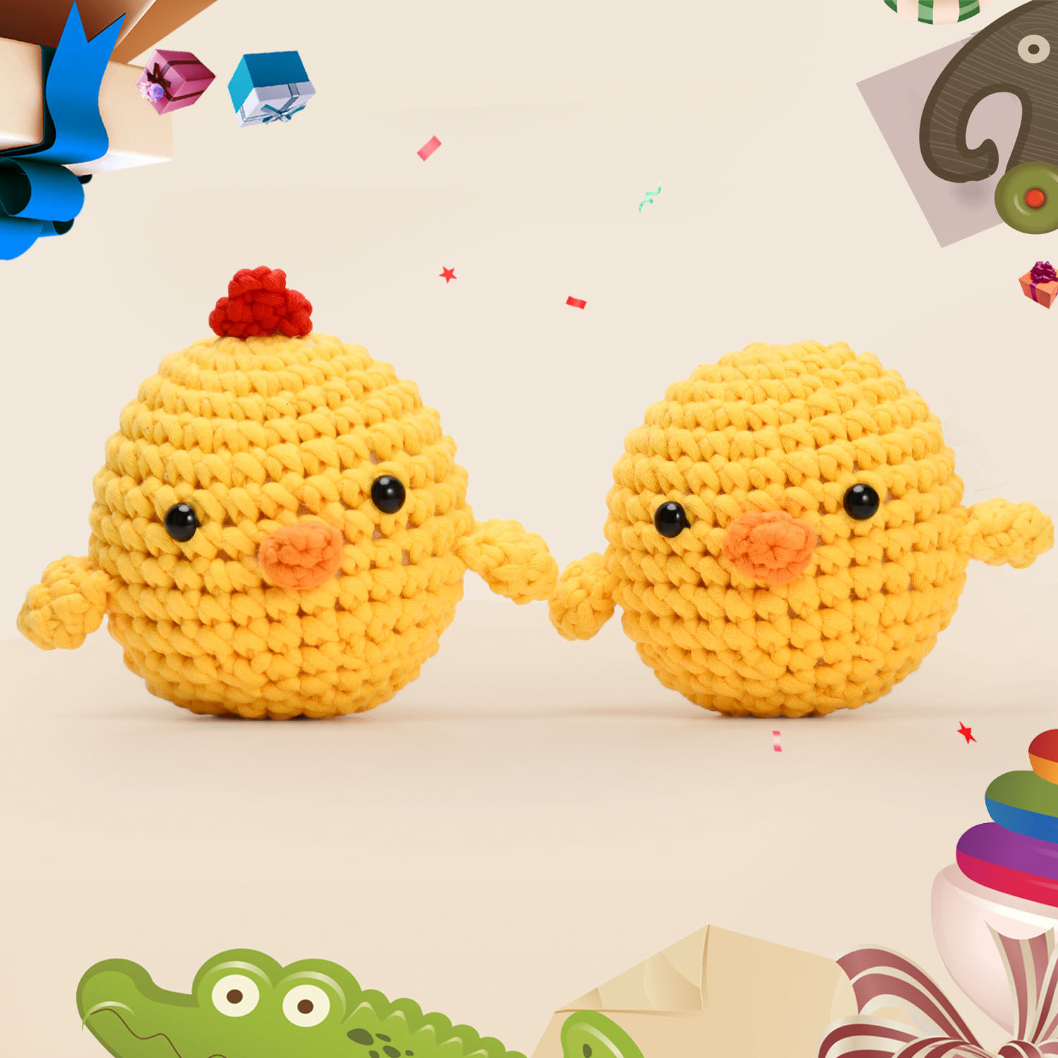 Crochet Kit for Beginners Adults and Kids - Make Amigurumi and