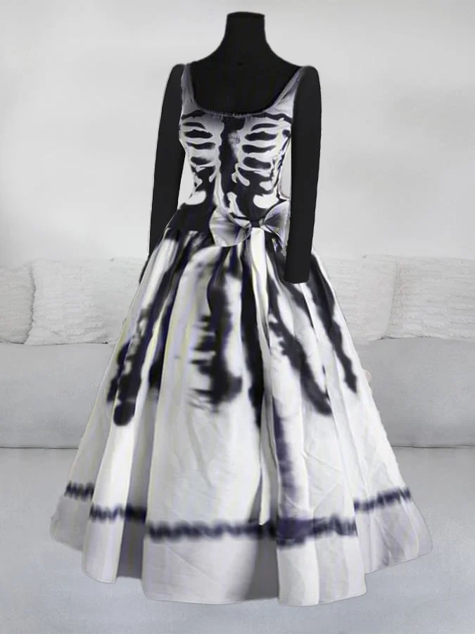 Goth Sleeveless Bandage Mesh Dress(Skirt without skirt support) socialshop