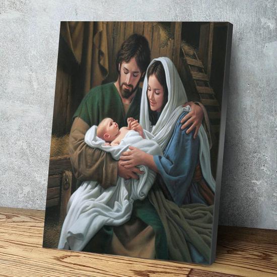 NATIVITY Art Print Canvas