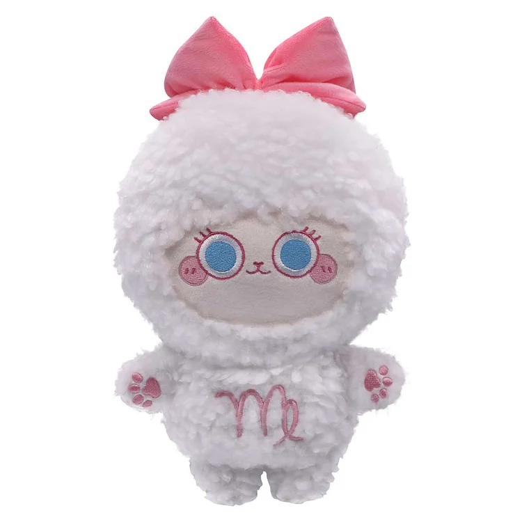 Virgo White Cosplay Plush Toys Cartoon Soft Stuffed Dolls Mascot Birthday Xmas Gift-Original