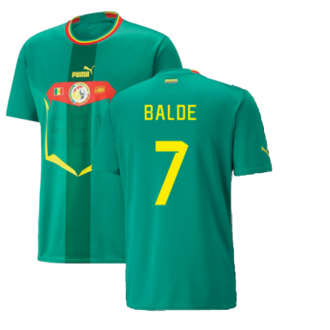 Senegal Keita Baldé 7 Away Shirt Kit World Cup 2022