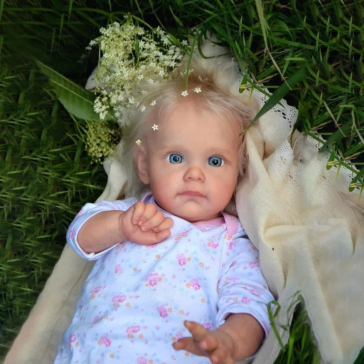 [New]17"&22" Realistic Lifelike Eyes Open Reborn Baby Girl Doll Named Waikin