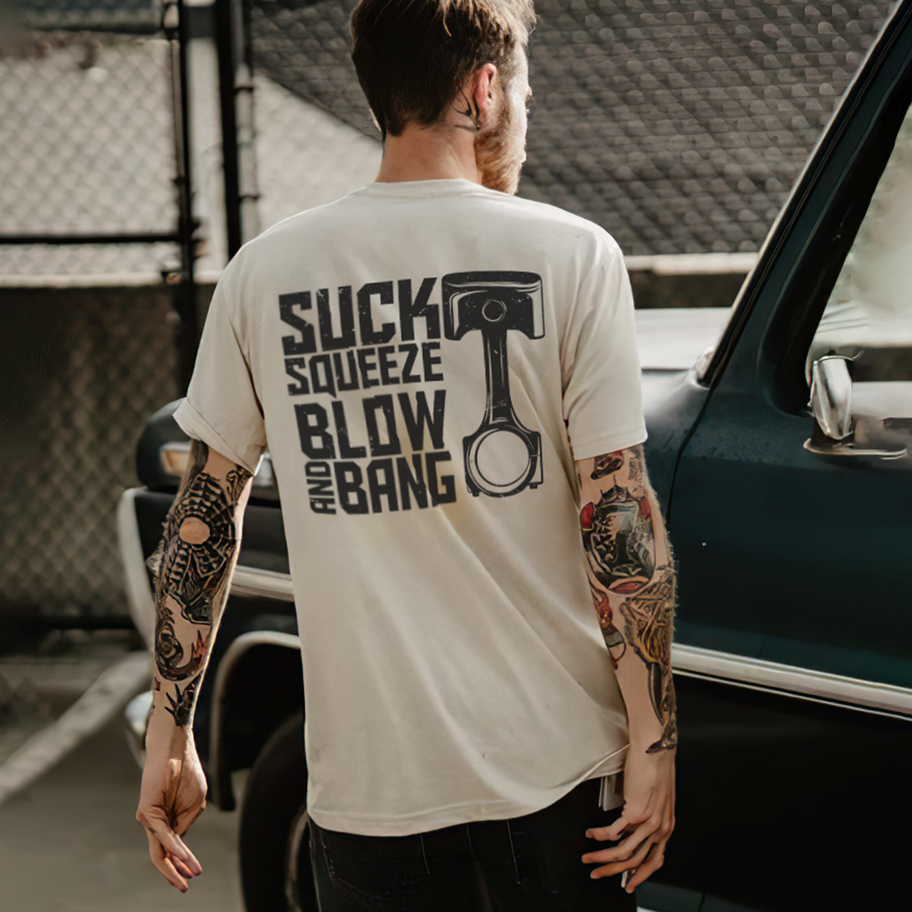 Suck Squeeze Blow And Bang T-shirts - Devcarry