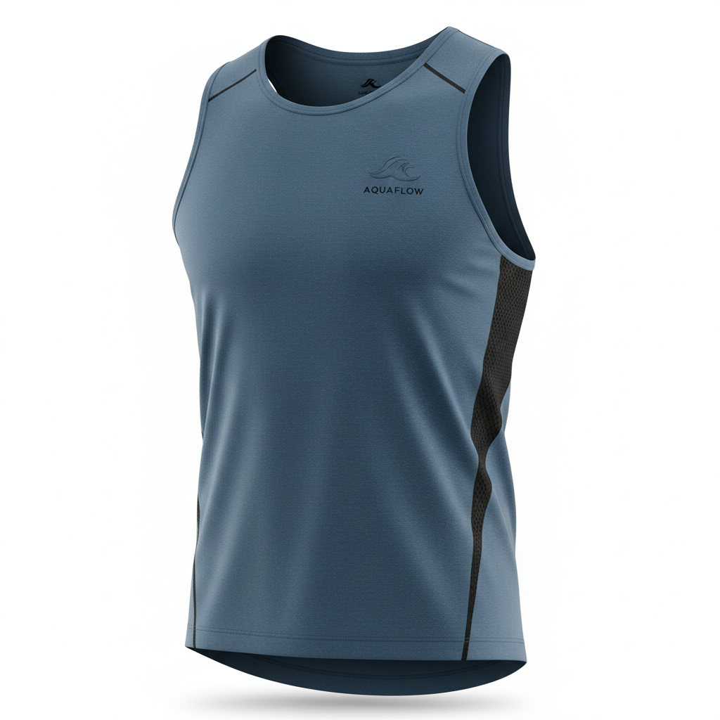 thesupersurf Aquaflow Performance Tank Top - Blue