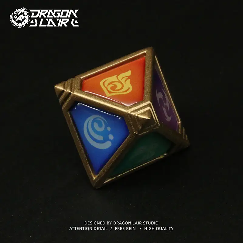Genius Invokation TCG Elemental Dice (Resin)