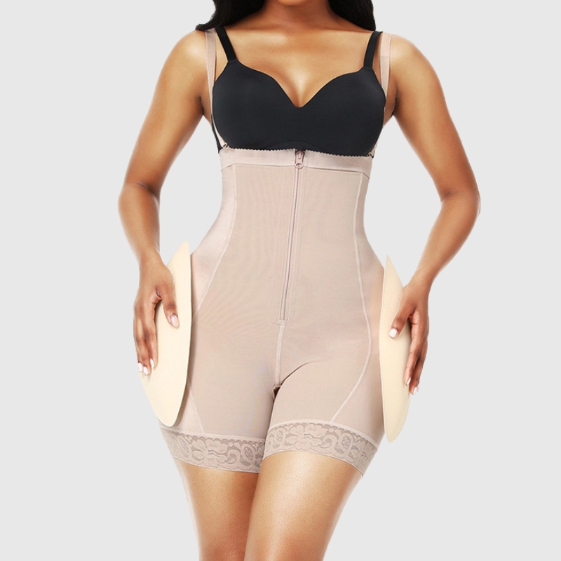 OVERALL BUTT LIFTING SHAPER BEIGE  ObeeBeauty