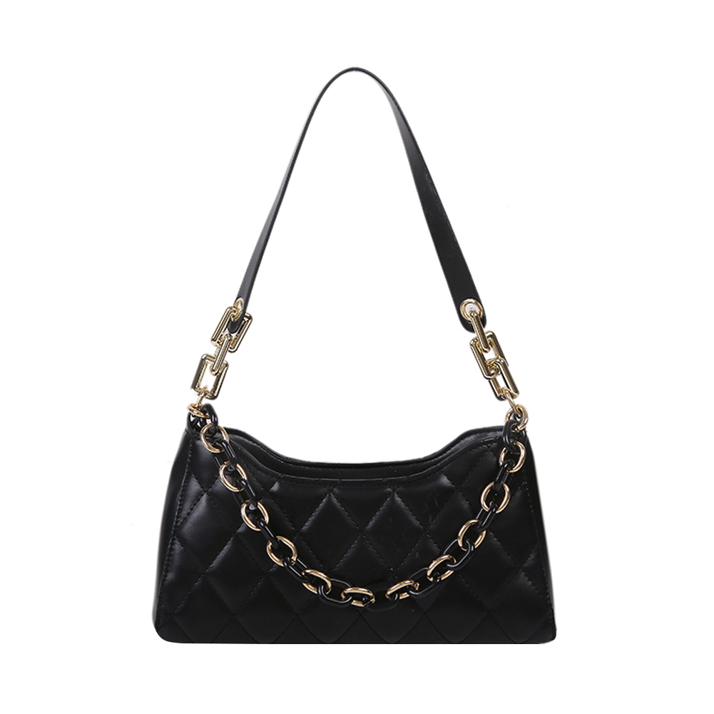Chain Handbags Solid Lattice Pattern Simple PU Shoulder Underarm Bag, Brown, 501 Original
Chain Handbags Solid Lattice Pattern Simple PU Shoulder Underarm Bag, Brown, 501 Original