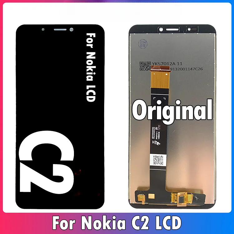 5.7'' Original For NOKIA C2 LCD Display Touch Screen Digitizer Assembly Replacement Parts For NOKIA C2 TA-1263 Display Screen