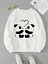 Women Fleece Cartoon Avocado Love 90s Trend Cute Clothing Fashion Pullovers Print Long Sleeve Clothes Female Graphic Sweatshirts