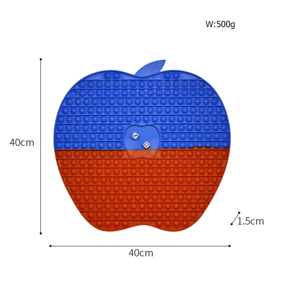 Apple Silicone Push Bubble Fingertip Toys Anti-Stress Decompression Crafts, 501 Original
Apple Silicone Push Bubble Fingertip Toys Anti-Stress Decompression Crafts, 501 Original