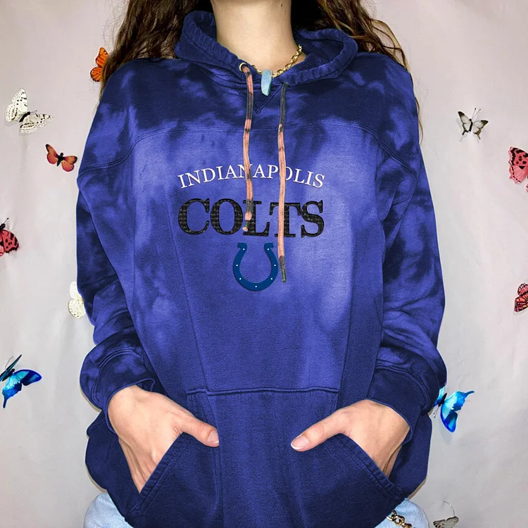 Indianapolis Colts Women Printed  Hoodie