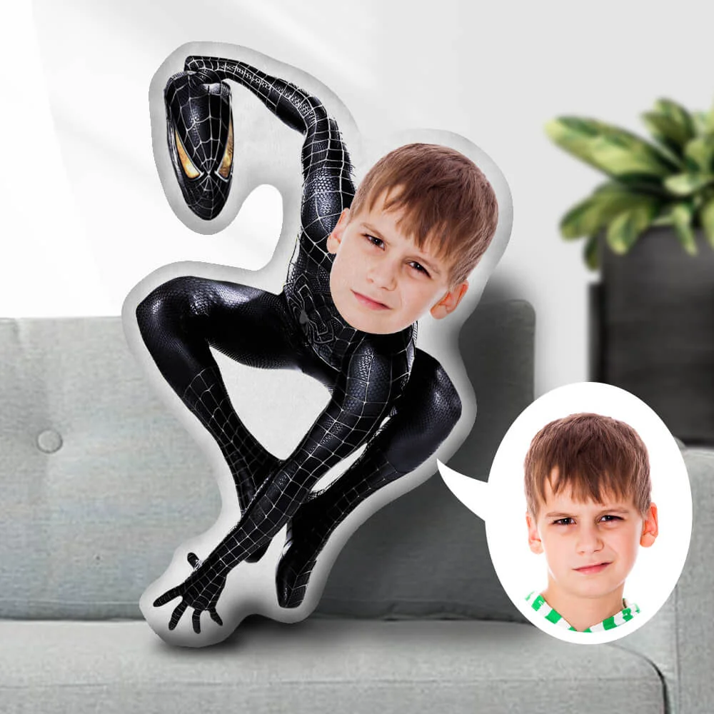 MiniMe Pillow Dolls Face Body Pillow, Custom Pillow Face Body Spider Man Personalized Photo Pillow Gift Pillow Toy Throw Pillow MiniMe Pillow Dolls and Toys