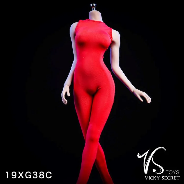 1/6 sexy girl figure clothing VSTOYS 19XG38 Tights Black White Bodysuit Clothing F 12" Female TBLeague large bust Seamless Body-aliexpress