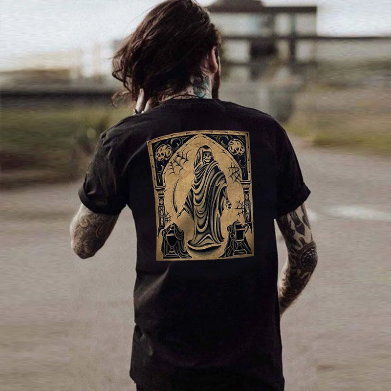 The Grim Reaper Printed Men's T-shirt