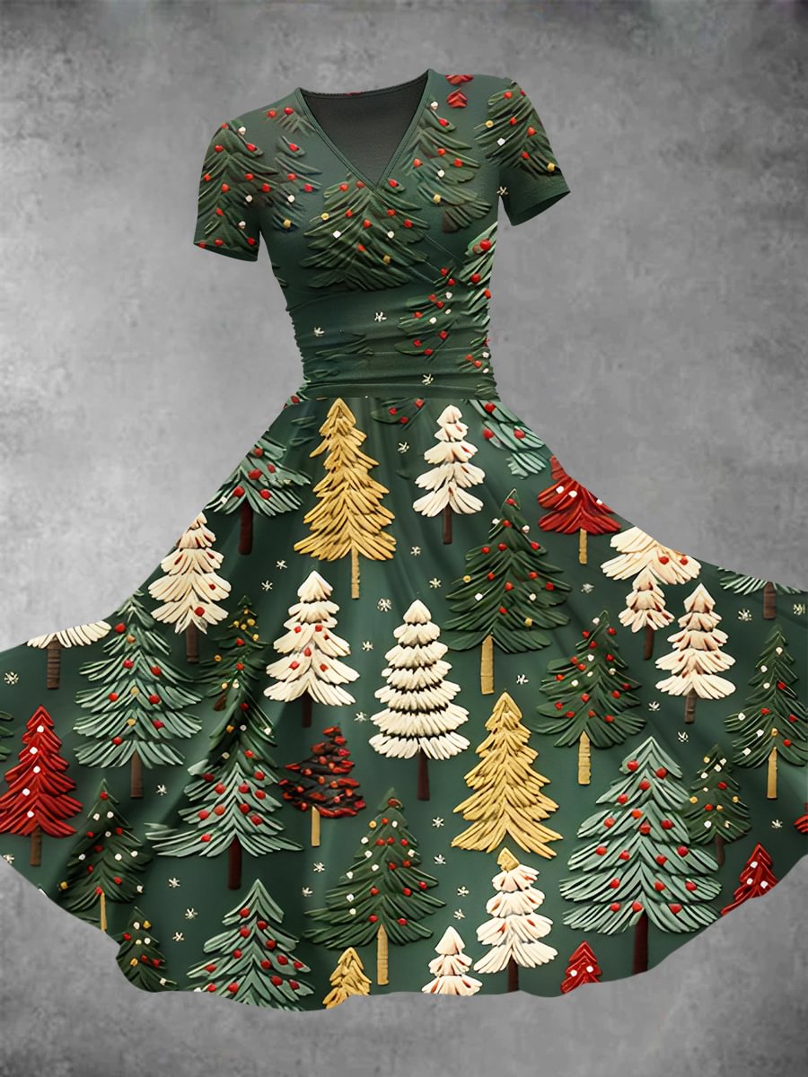 Womens christmas tree outlet dress