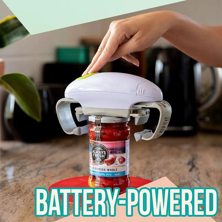 One Touch Electric Can Opener Bottle Opener