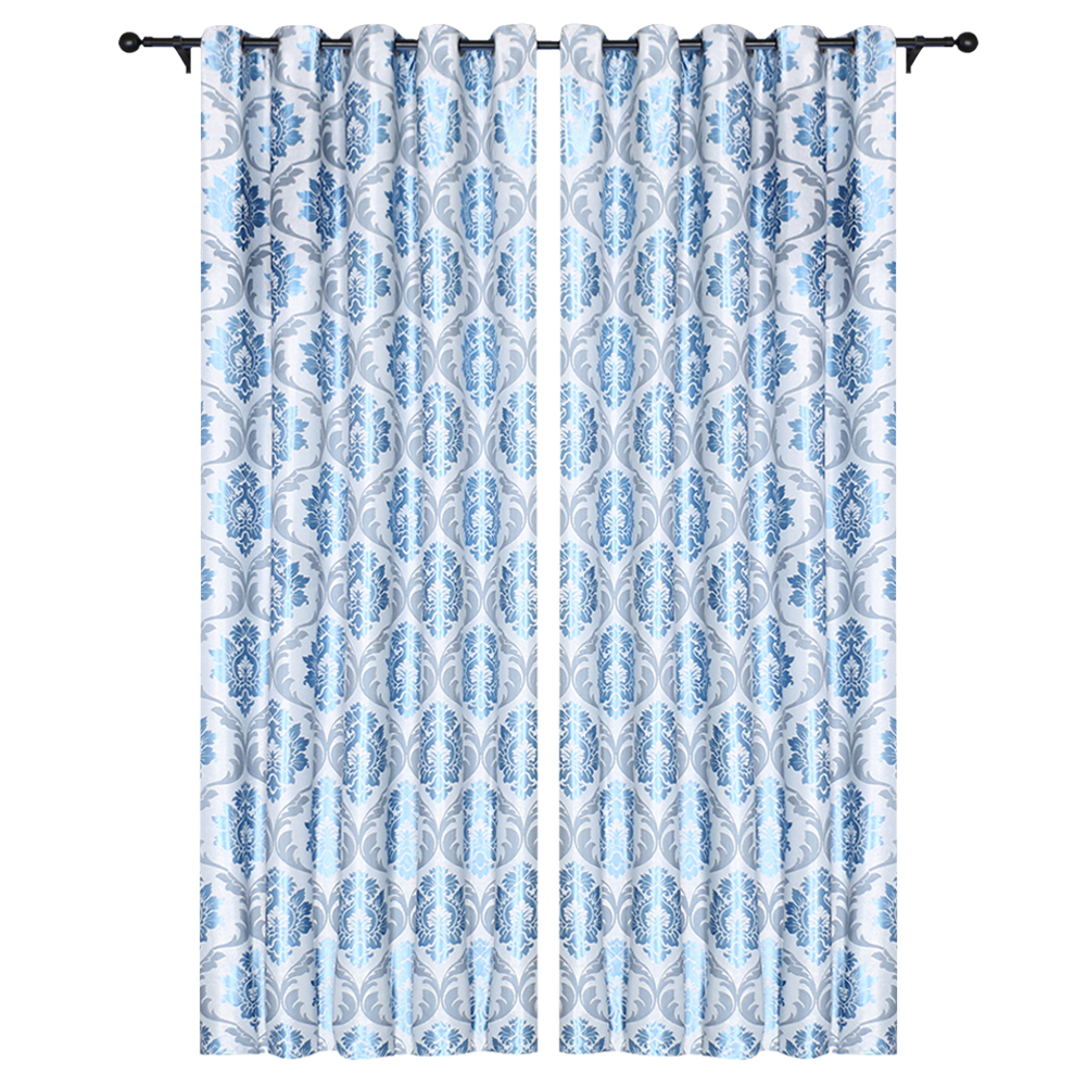 Moroccan Style Jacquard Curtains Bedroom Full Blackout Window Drapes (Blue, 501 Original
Moroccan Style Jacquard Curtains Bedroom Full Blackout Window Drapes (Blue, 501 Original
