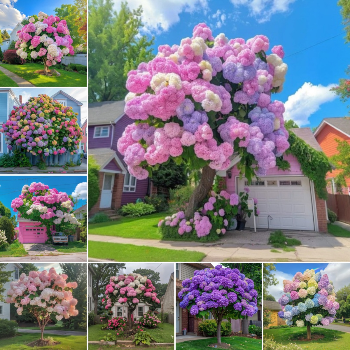 Fairytale Hydrangea Tree Seeds – Dreamy Ombré Blooms, Beginner