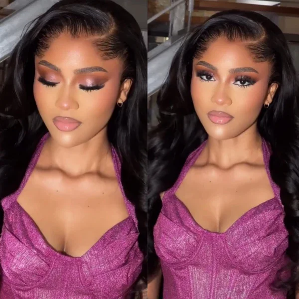 M-Shaped Hairline Body Wave HD Lace 13x6 Frontal Wig Lagos Hairline Wigs