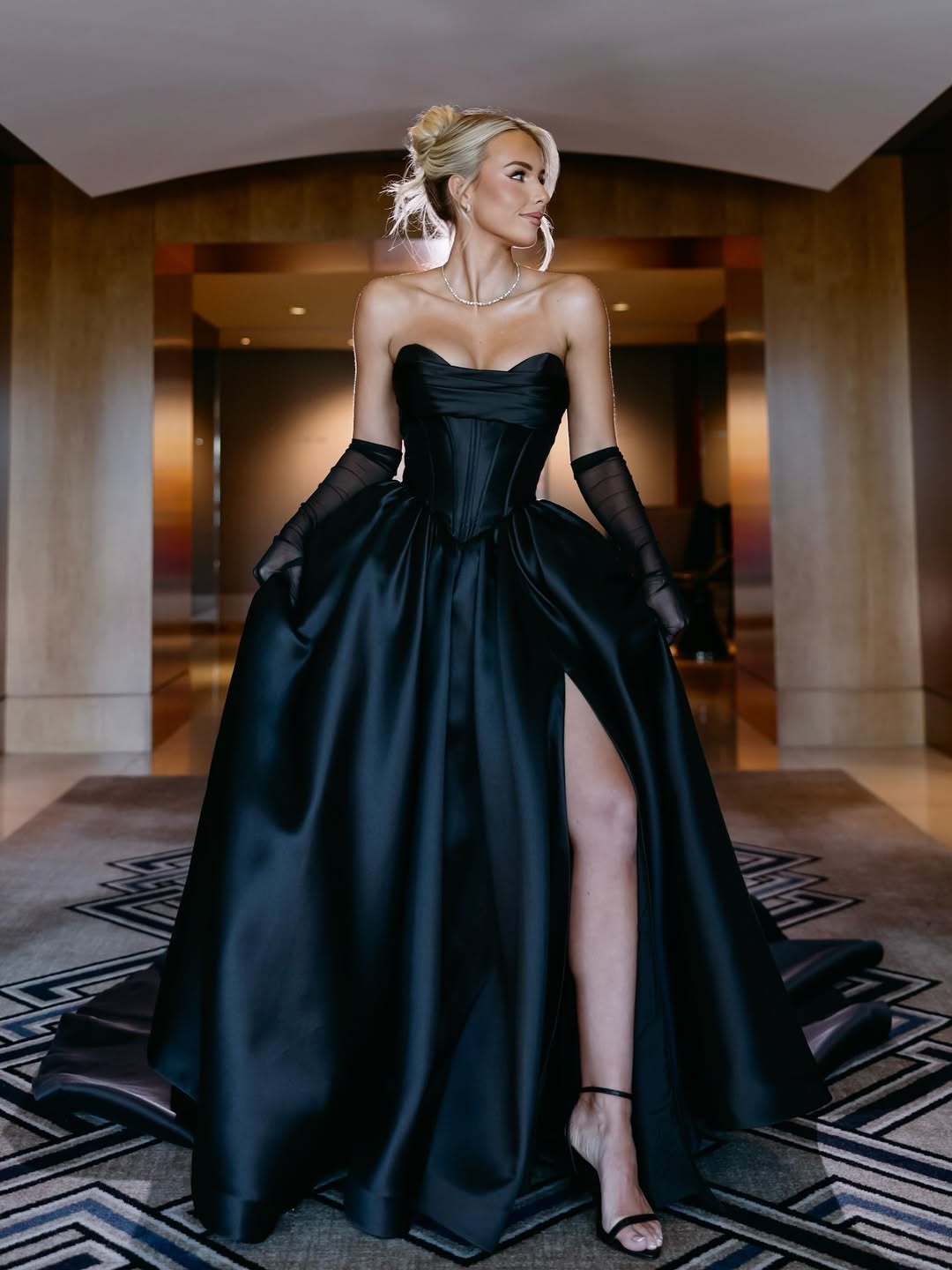 white christmas dresses Classic A-line Off the Shoulder Blue Sequins Prom Dress main image 1