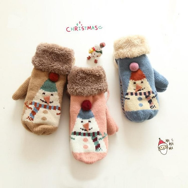 Kawaii Cartoon Knitting Gloves SP1710873