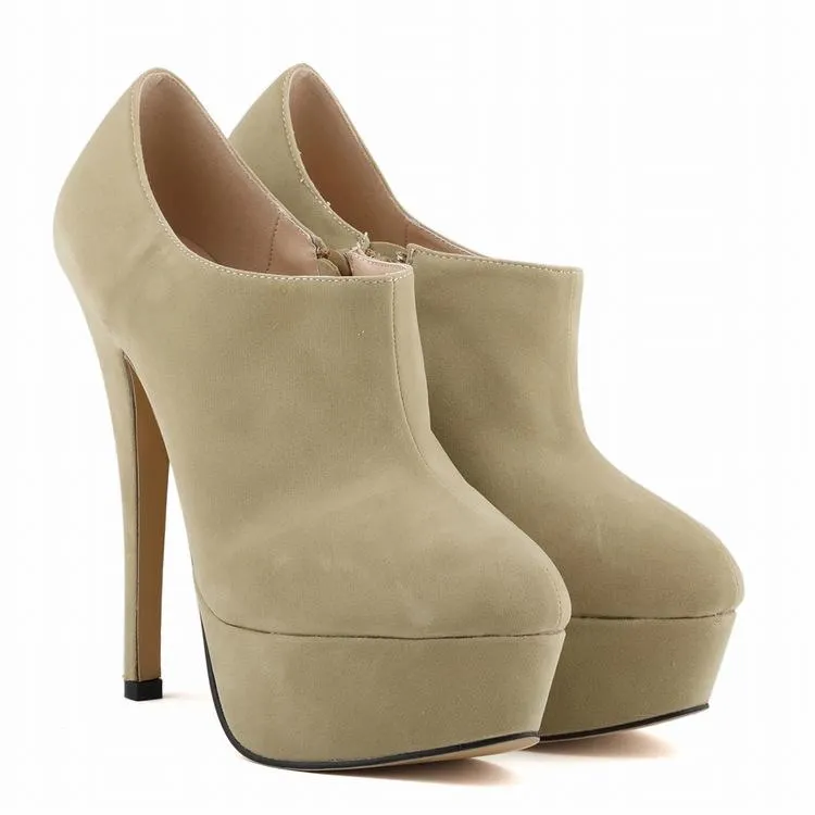 VCSHOES Fall Ultra High Heel Ankle Boots