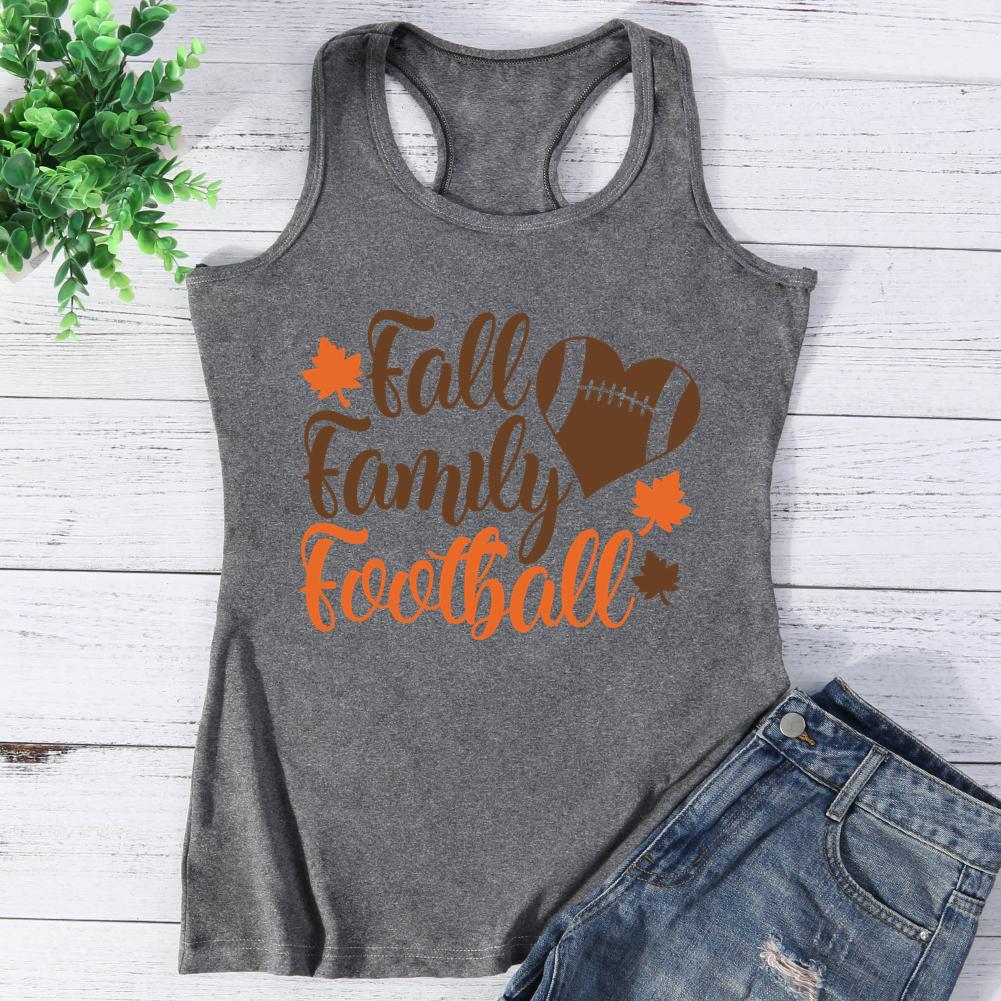 Fall family football Vest Top-Guru-buzz
