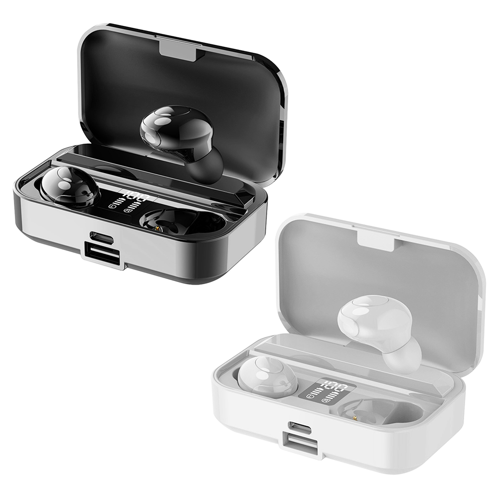 LB-9 Bluetooth-Compatible Earphones TWS Wireless Stereo Headphone Headset, White, 501 Original
LB-9 Bluetooth-Compatible Earphones TWS Wireless Stereo Headphone Headset, White, 501 Original