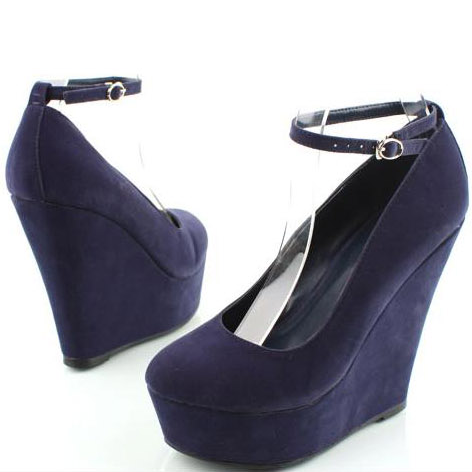 Prowess Pearl Suede Ankle Strap Pump