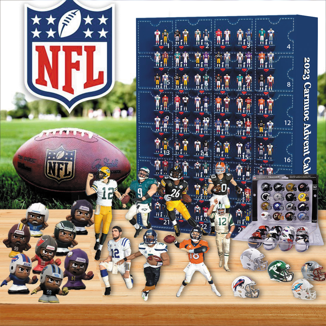 NEW NFL Advent Calendar The One With 24 Little Doors Countdown