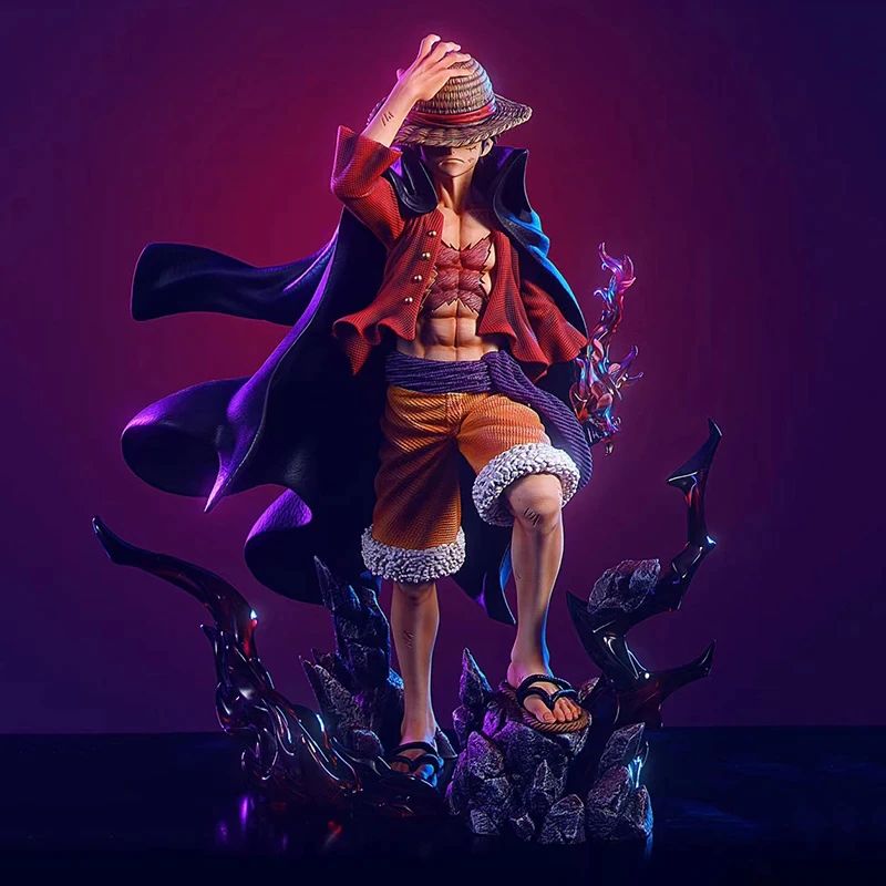 One Piece Luffy Gear 5 Anime Figure Sun God Nika 17cm Pvc Action Figurine  Statue Collectible Model Doll Toys For Children Gift X