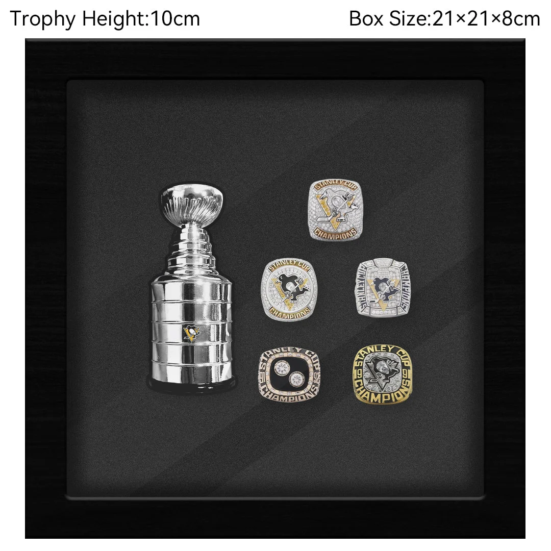 Pittsburgh Penguins  NHL Trophy And Ring Box
