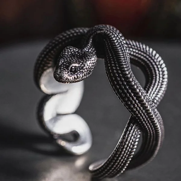 Sterling Silver Handmade Snake Ring