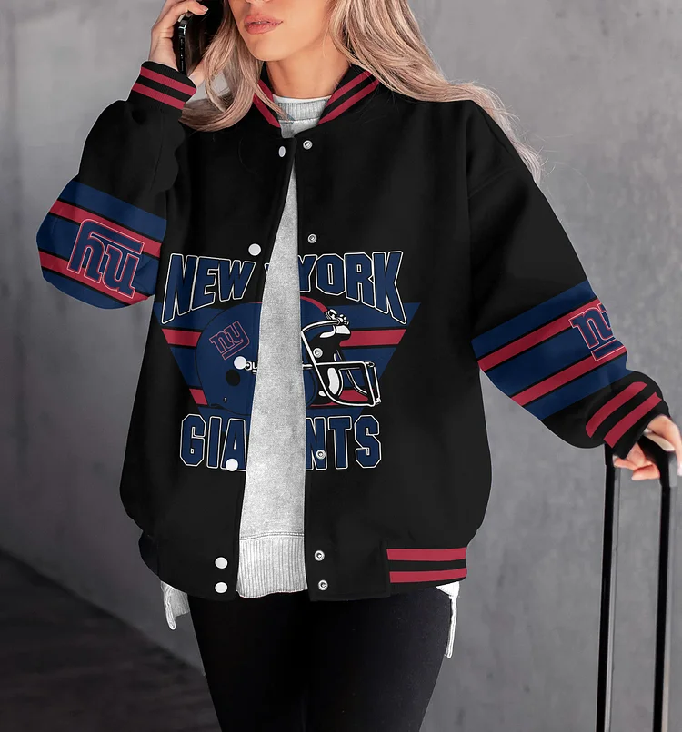 New York Giants Women Limited Edition Full-Snap Casual Jacket