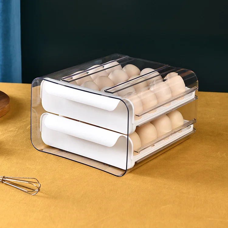 Pull-out Egg Holder - Stack Up to 32 Eggs 
