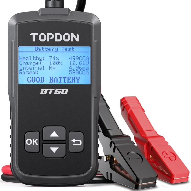 TOPDON BT50 12V Battery Load Tester,