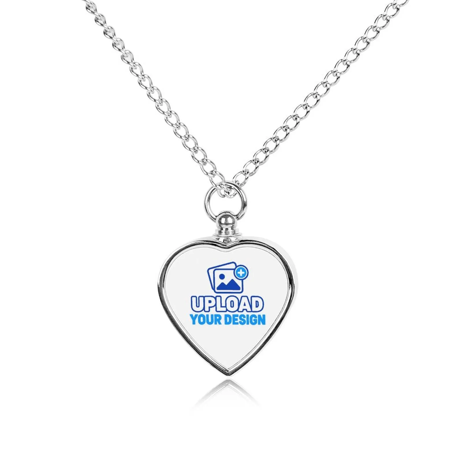 custom pet memorial ashes necklace, main product view
