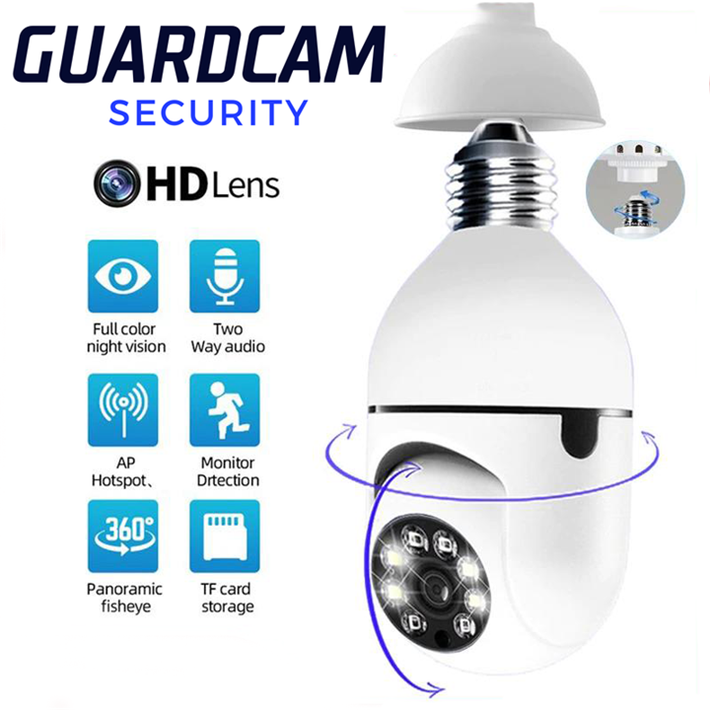 Light Bulb Security Camera Sd Card Included