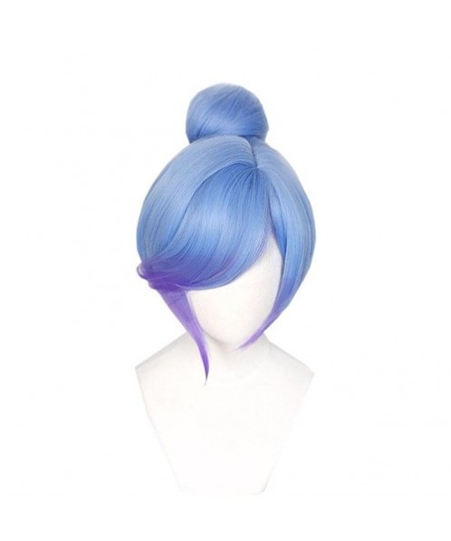 LOL Star Guardian Orianna Gradient Long Cosplay Wigs HW26