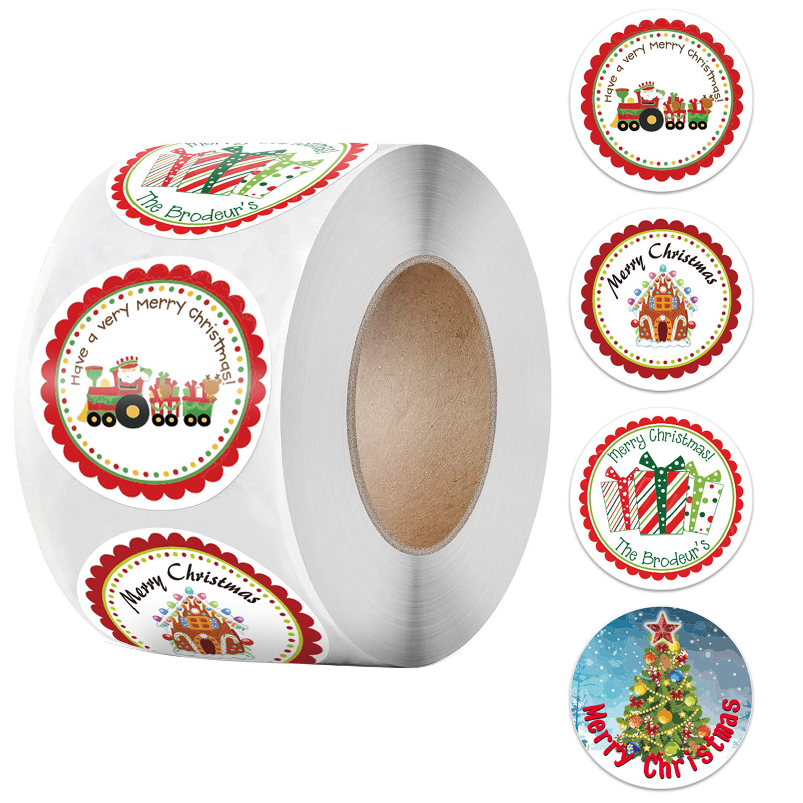 500 Pieces Christmas Sticker Rolls Self Adhesive Xmas Craft Round Labels, 1inch-2.5cm, 501 Original
500 Pieces Christmas Sticker Rolls Self Adhesive Xmas Craft Round Labels, 1inch-2.5cm, 501 Original