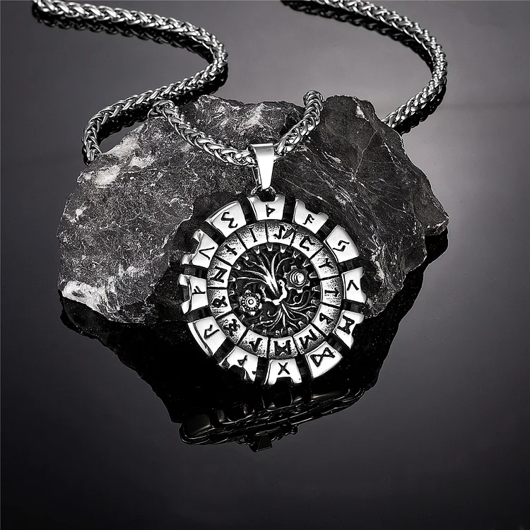 Viking World Tree Stainless Steel Necklace