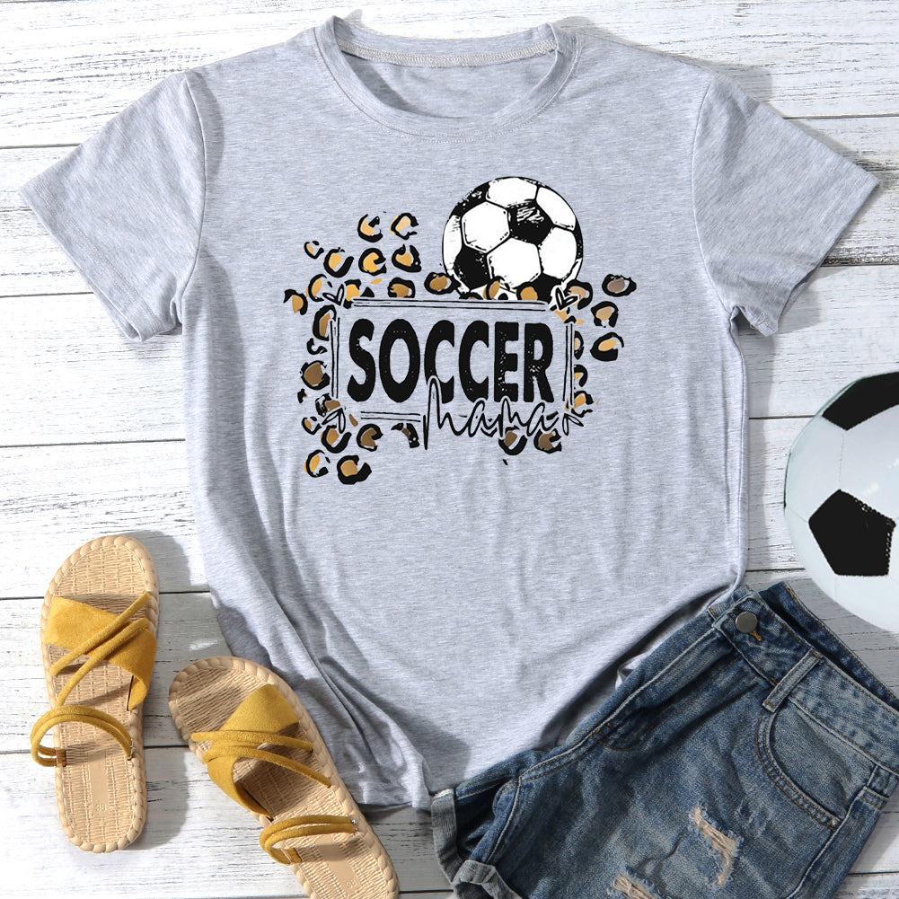 Soccer Mama Leopard T-shirt Tee-013623-Guru-buzz