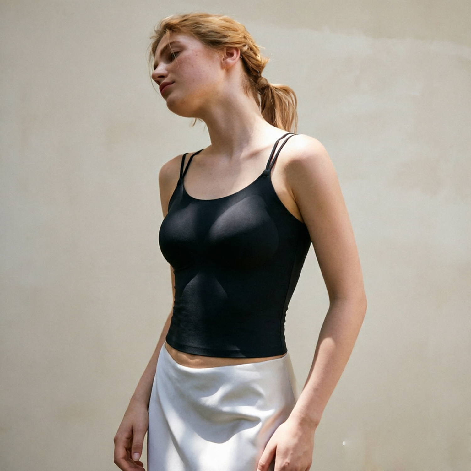 Silk Camisole Backless Tank Top Layering Essential Everyday Wear REAL SILK LIFE